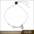 OUXI Fashion Jewelry Girl Crystal Bracelet With Promise Design